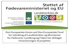 Logo Støtte af Fødevareministeriet og EU