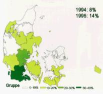 PRRS Udbredelse I Danmark I 1995 I Produktionsbesætninger, Og I Avl- Og ...